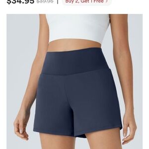 Halara High-waisted shorts- Navy